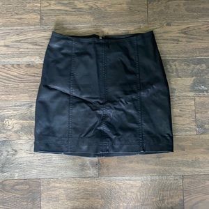 Free People Modern Femme faux leather Mini Skirt